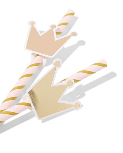 Trinkhalme aus Papier, Prinzessin &ndash; 10 St&uuml;ck - 14250389 - HEMA