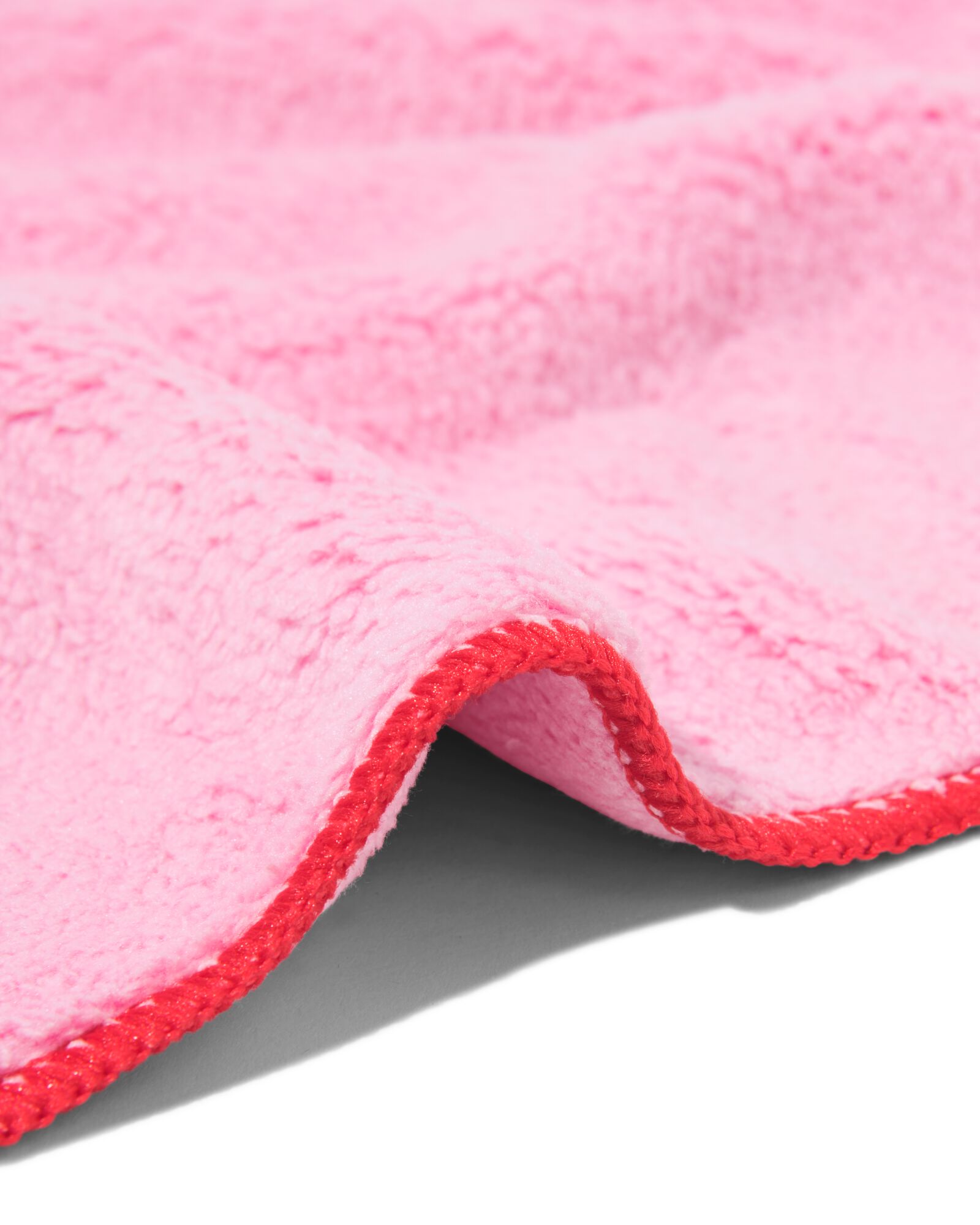 chiffon &agrave; poussi&egrave;re 32x32cm microfibre fleece rose - 20500224 - HEMA