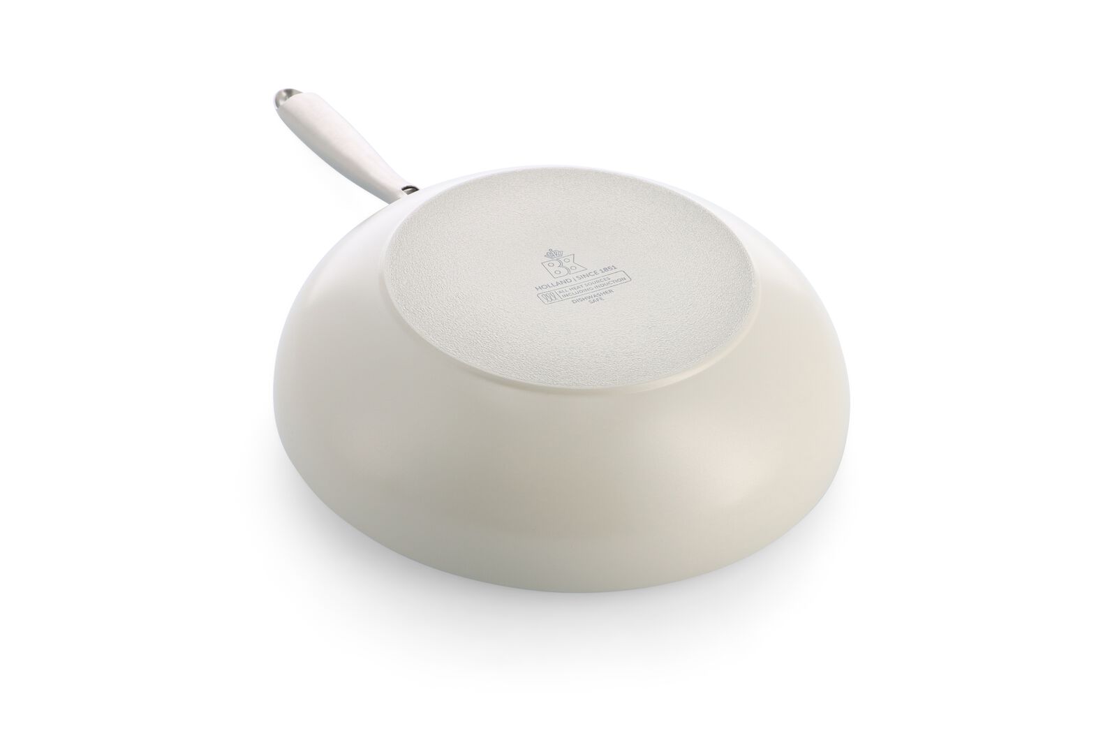 BK Wokpfanne &Oslash; 28 cm, Keramik, PFAS-frei, beige - 80190226 - HEMA