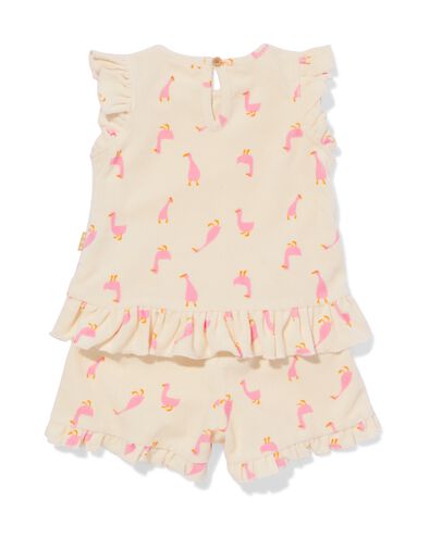 ensemble de v&ecirc;tements pour nouveau-n&eacute; en tissu &eacute;ponge canards &eacute;cru &eacute;cru - 33418820ECRU - HEMA