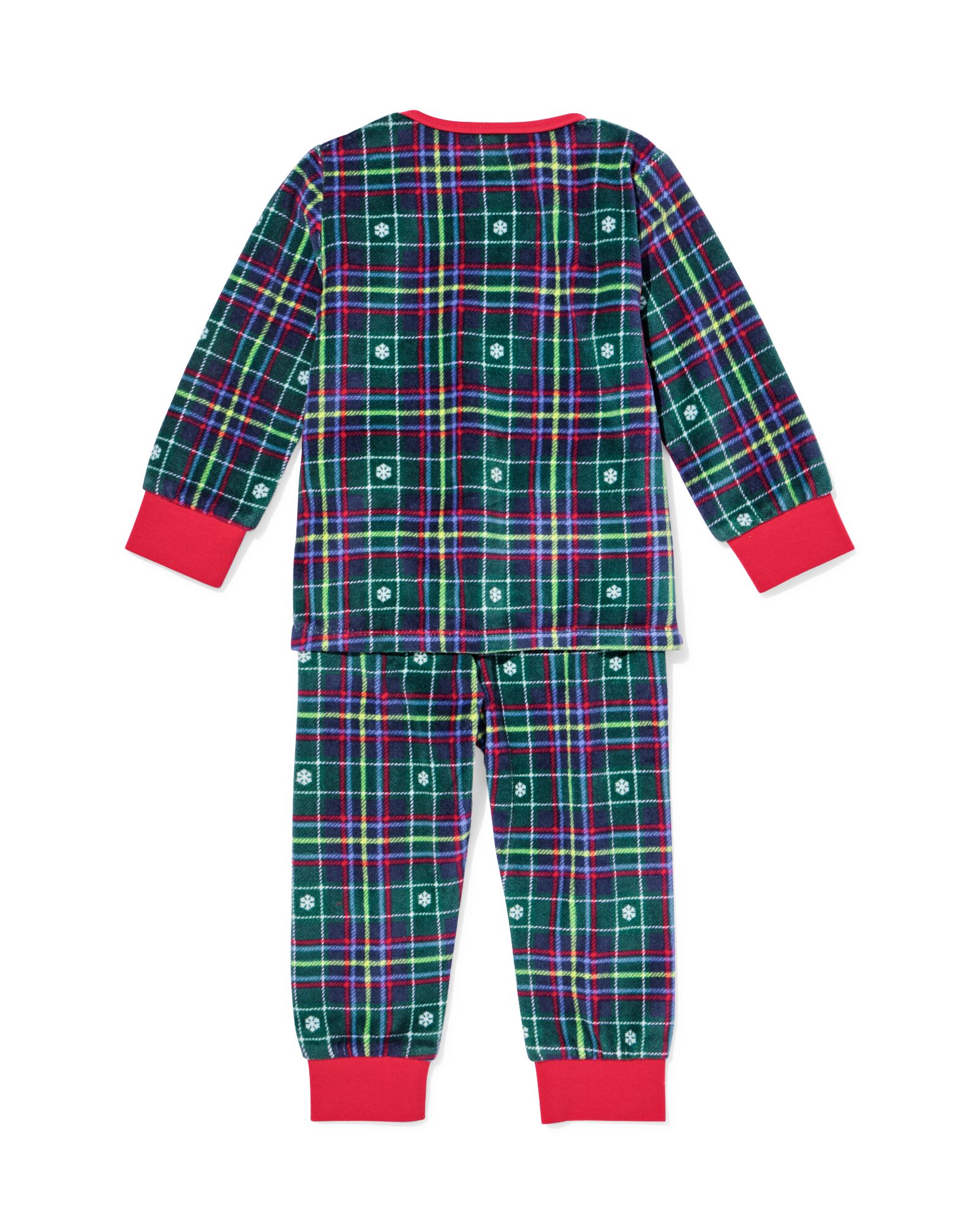 pyjama b&eacute;b&eacute; War Child velours carreaux multi - 33300170MULTI - HEMA