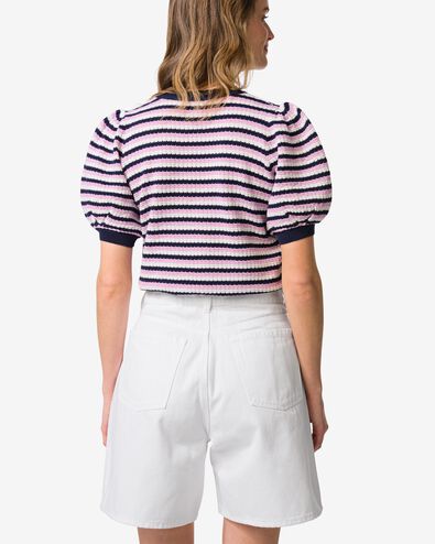 Damenshorts weite Passform Denim wei&szlig; wei&szlig; - 36209150WHITE - HEMA