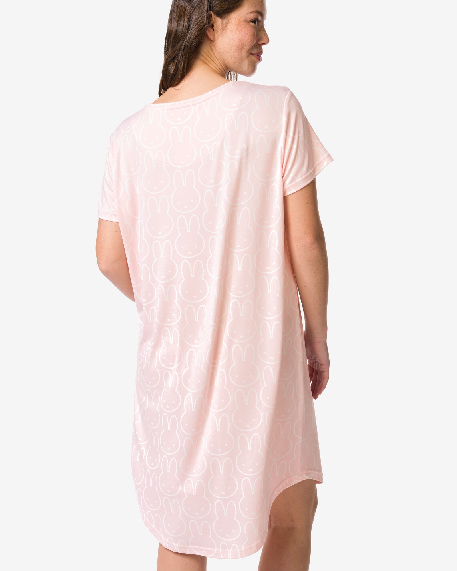 chemise de nuit femme Miffy jersey rose p&acirc;le rose p&acirc;le - 23401445LIGHTPINK - HEMA
