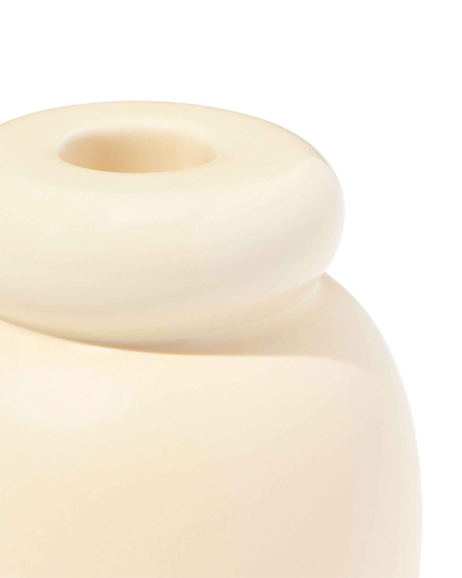 bougeoir 8,5x10 cm c&eacute;ramique cr&egrave;me - 13325038 - HEMA