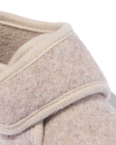 kinder cr&egrave;chesloffen vilt naturel naturel - 18490250NATURAL - HEMA