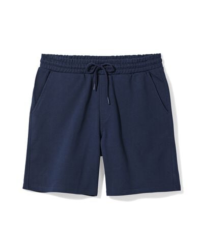 sweatshort pour homme bleu fonc&eacute; bleu fonc&eacute; - 2109960DARKBLUE - HEMA