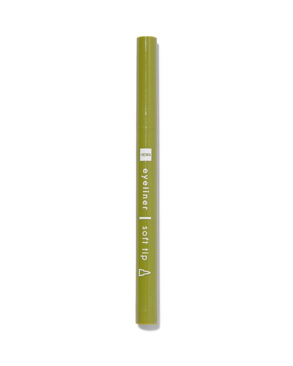 soft eyeliner waterproof dark green - 11210235 - HEMA