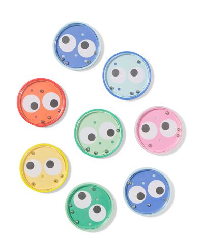 jeu d&rsquo;adresse &agrave; distribuer 5,5x5,5cm monstre - 8 pi&egrave;ces - 14250346 - HEMA