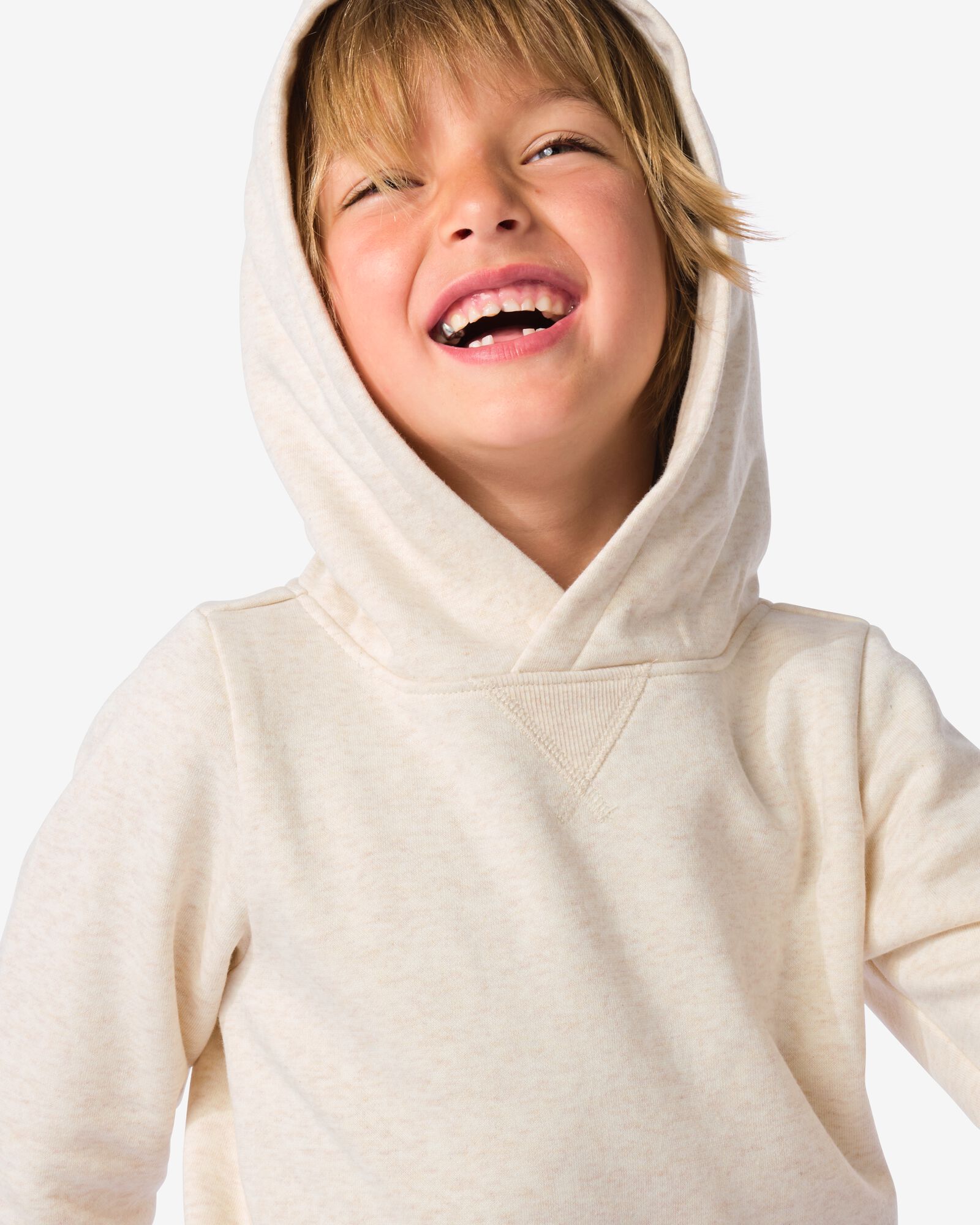 pull à capuche blanc cassé - 30787301OFFWHITE - HEMA