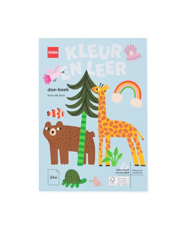 cahier d'activités A5 animaux - 15900297 - HEMA