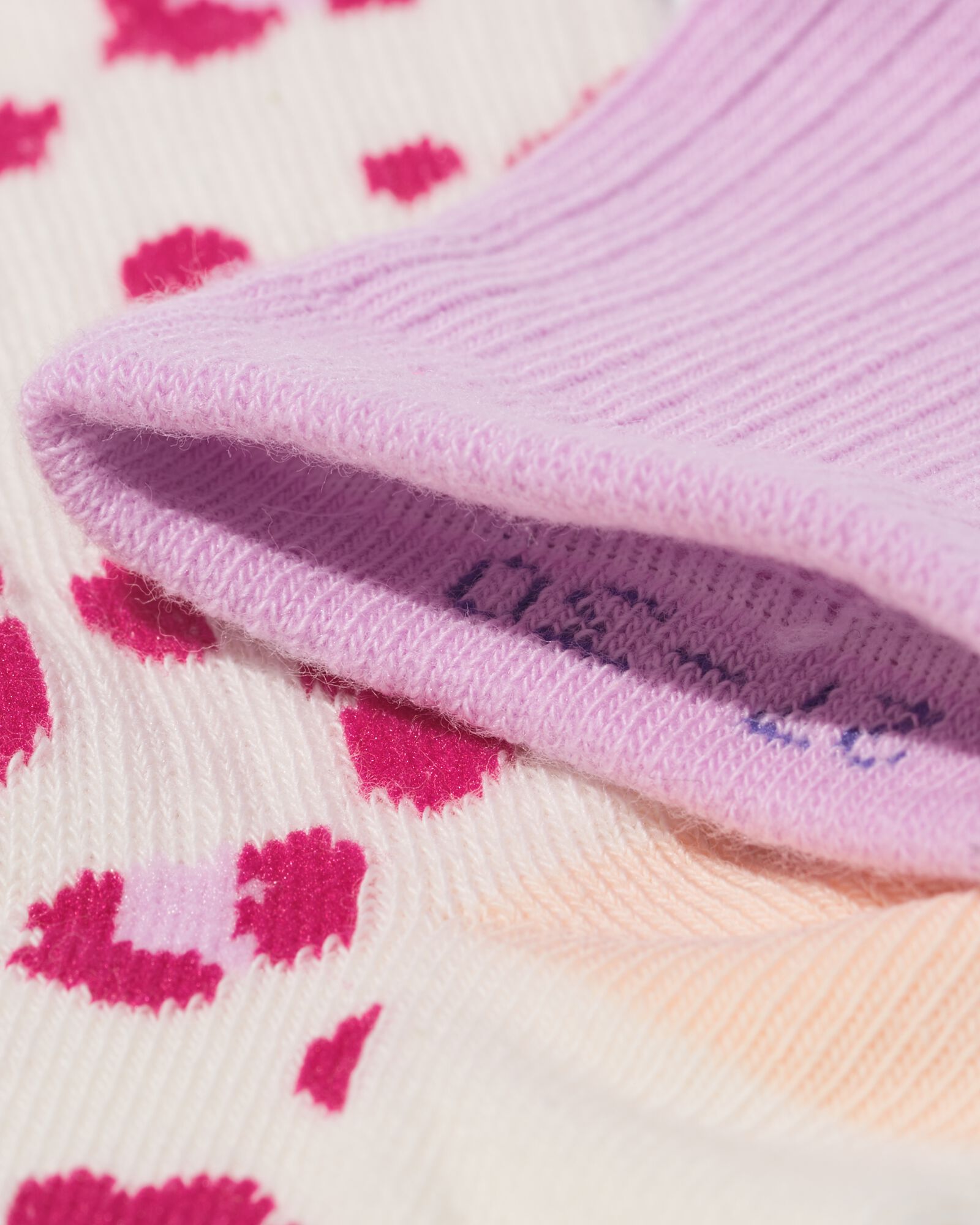 kindersokken panter - 5 paar multicolor multicolor - 4320730MULTICOLOUR - HEMA