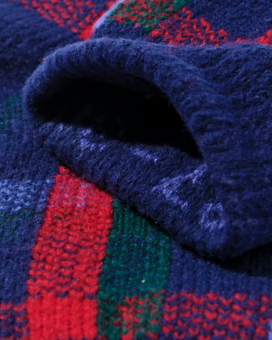 chaussettes enfant War Child carreaux bleu fonc&eacute; bleu fonc&eacute; - 4320085DARKBLUE - HEMA