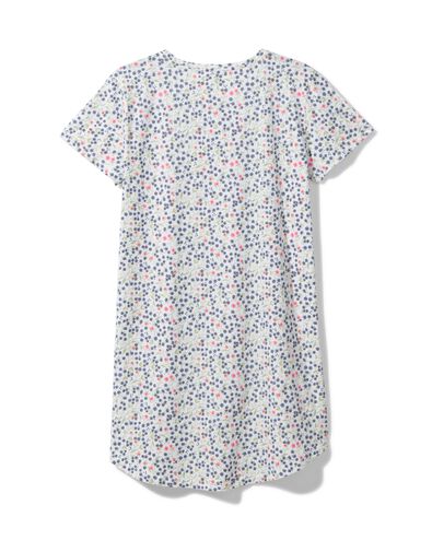 Damen-Nachthemd, Baumwolle weiß - 1000030227 - HEMA