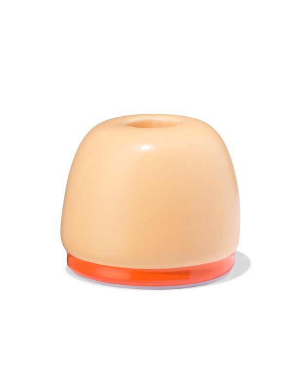Kerzenst&auml;nder S aus Keramik, Orange - 13324231 - HEMA