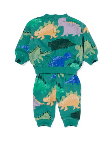 vêtements bébé ensemble sweat dinosaure vert 62 - 33195441 - HEMA