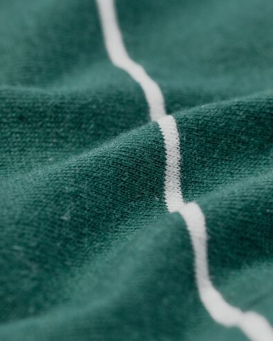 Herren-Pyjama, Streifen, mit Baumwollanteil grün XL - 23690774 - HEMA