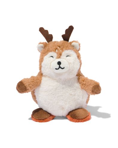 peluche r&eacute;versible 16 cm cerf-&eacute;cureuil - 61100519 - HEMA
