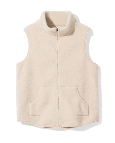 Damen-Sherpa-Bodywarmer cremefarben cremefarben - 36020286CREAM - HEMA