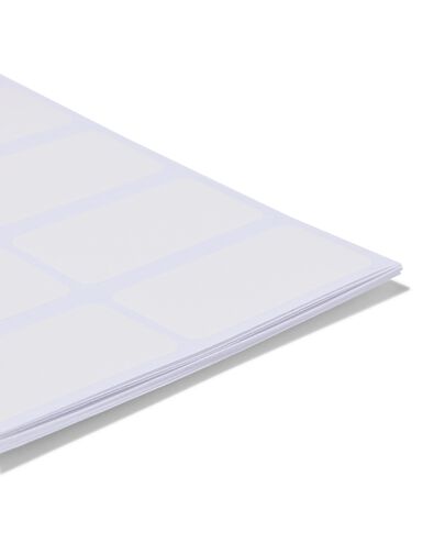 120 &eacute;tiquettes blanches - 14130046 - HEMA