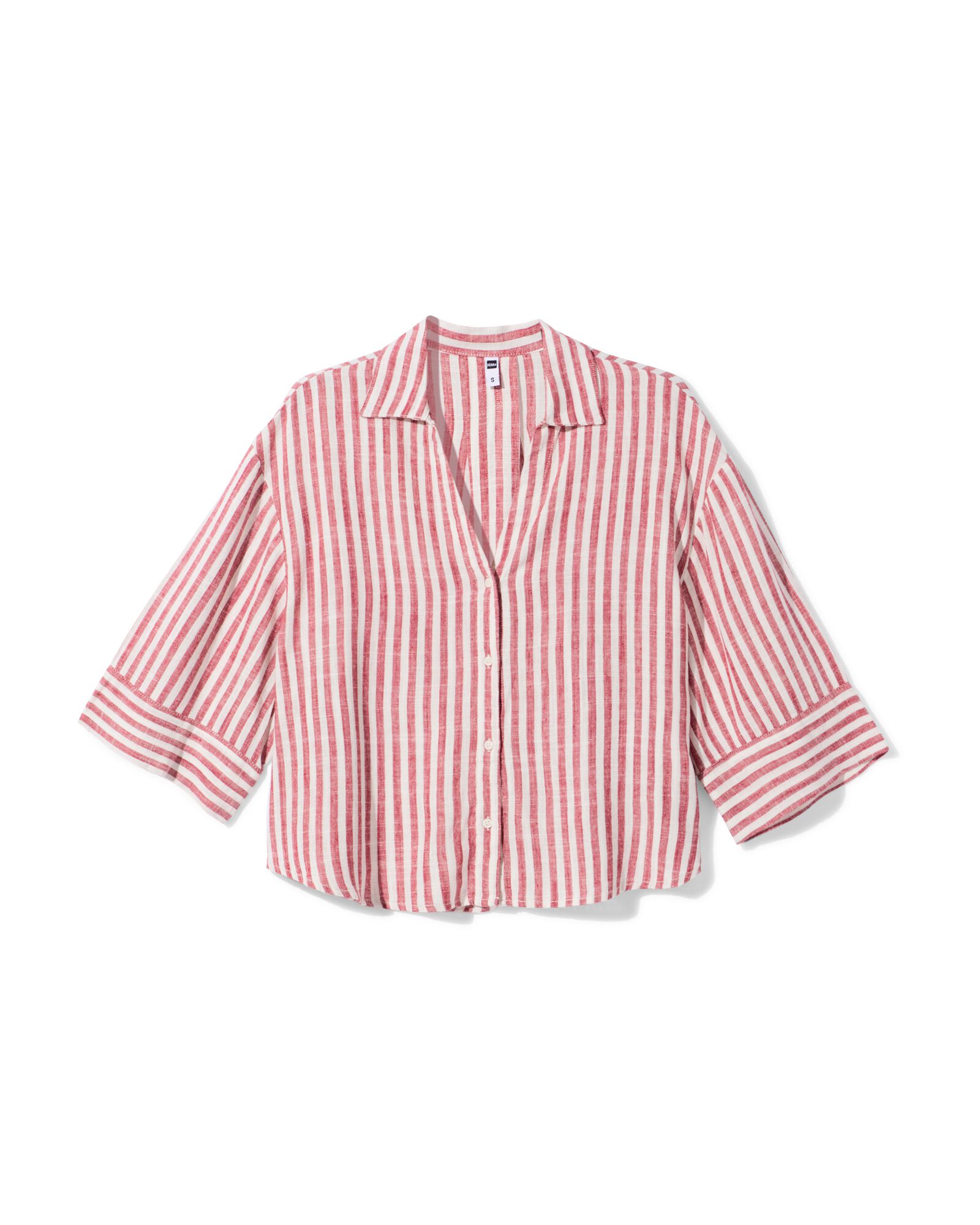 damesblouse Dawn rood rood - 36207950RED - HEMA