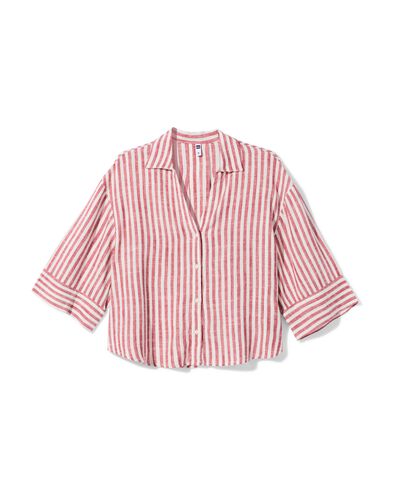 damesblouse Dawn rood rood - 36207950RED - HEMA