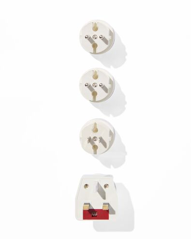 adaptateur de voyage 4 pi&egrave;ces - 18640059 - HEMA