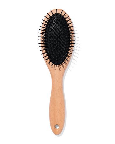 brosse &agrave; cheveux en bois - 11810047 - HEMA
