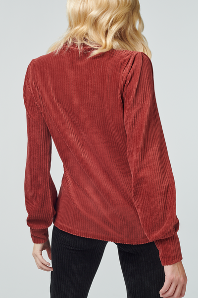 Damen-Sweatshirt Cassie, Cord braun braun - 1000029492 - HEMA