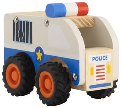 Polizeiauto, Holz, 12.5 cm - 15130135 - HEMA