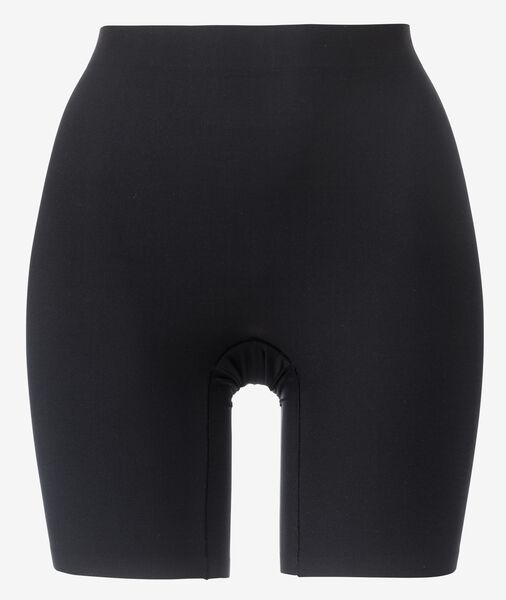 Radlerhose, mittelstark figurformend, hohe Taille schwarz XL - 21570514 - HEMA