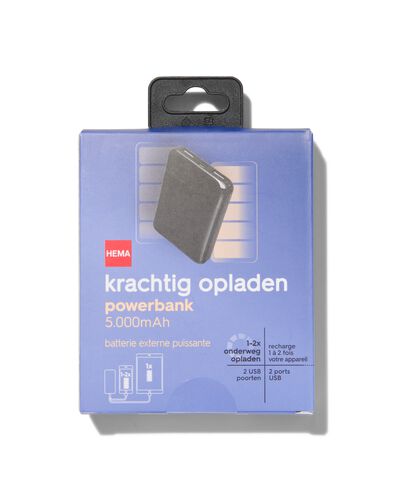 powerbank 5.000mAh - 39550001 - HEMA