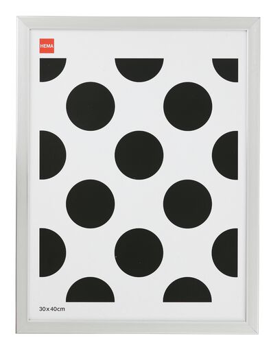 cadre photo base 30x40 argent - 13621049 - HEMA