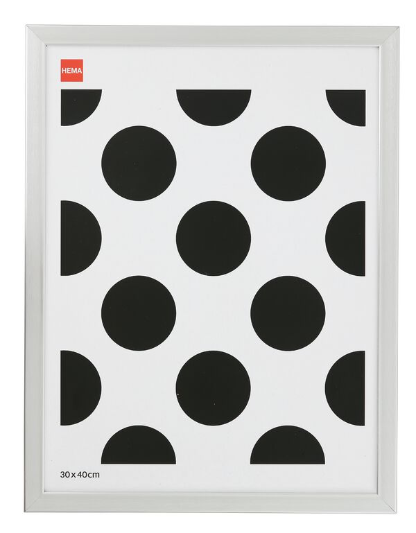 cadre photo base 30x40 argent - 13621049 - HEMA