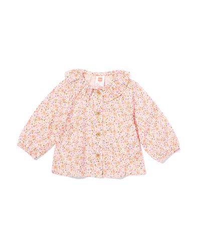 blouse b&eacute;b&eacute; mousseline fleurs &eacute;cru &eacute;cru - 33058970ECRU - HEMA