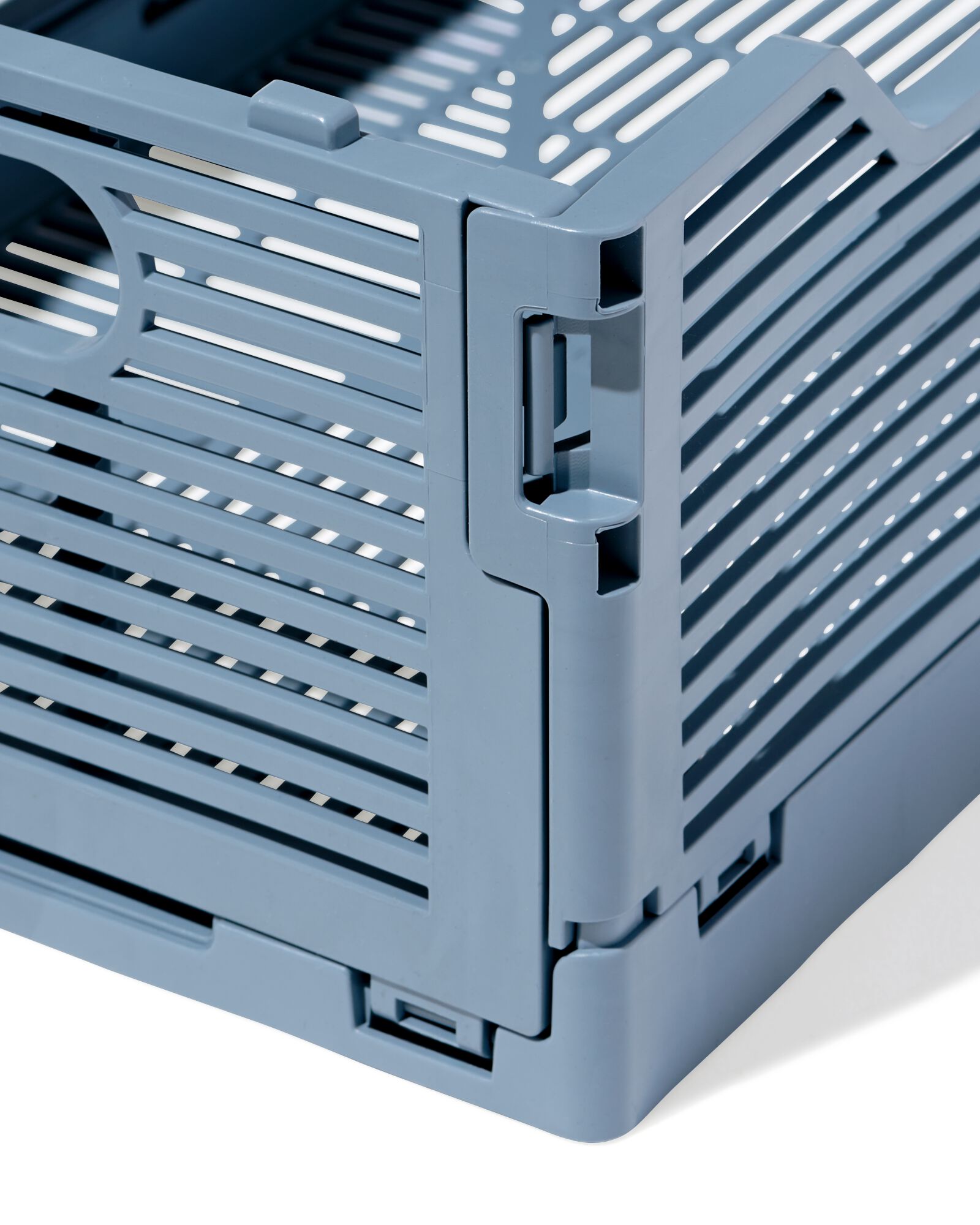 caisse pliable à lettres recyclée bleu foncé S  20 x 30 x 11,5 - 39811087 - HEMA