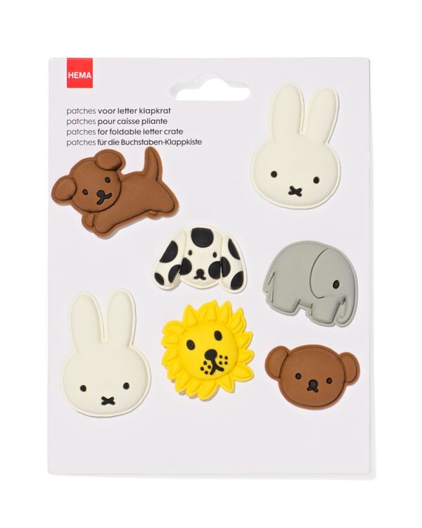 nijntje patches letter klapkrat - 39824009 - HEMA