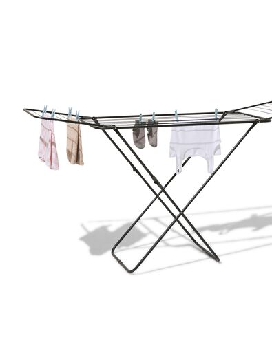 s&eacute;choir 18 m&egrave;tres avec parties rabattables - noir - 20510029 - HEMA