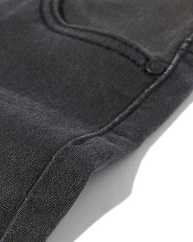 kindershort jogdenim zwart zwart - 1000023205 - HEMA