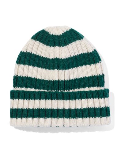 bonnet pour b&eacute;b&eacute; &agrave; rayures vert - 33270430GREEN - HEMA