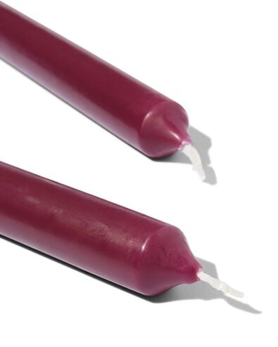 12 bougies longues &Oslash;2.2x29 rouge fonc&eacute;&nbsp; donkerrood 2,2 x 29 - 13503286 - HEMA