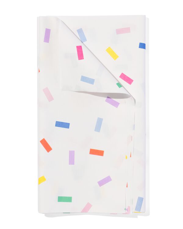 Tischdecke 200&nbsp;&times;&nbsp;138&nbsp;cm, Papier, Konfetti - 14250215 - HEMA