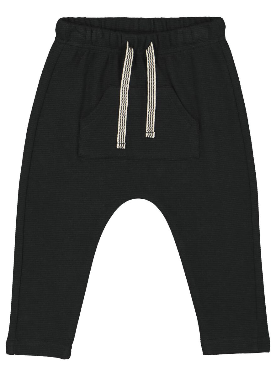 pantalon sweat bébé noir - 1000020985 - HEMA