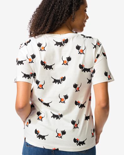 Takkie dames T-shirt jersey koningsdag wit wit - 36208730WHITE - HEMA