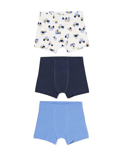 Jungen-Boxershorts Autos &ndash; 3 St&uuml;ck wei&szlig; - 19201560WHITE - HEMA
