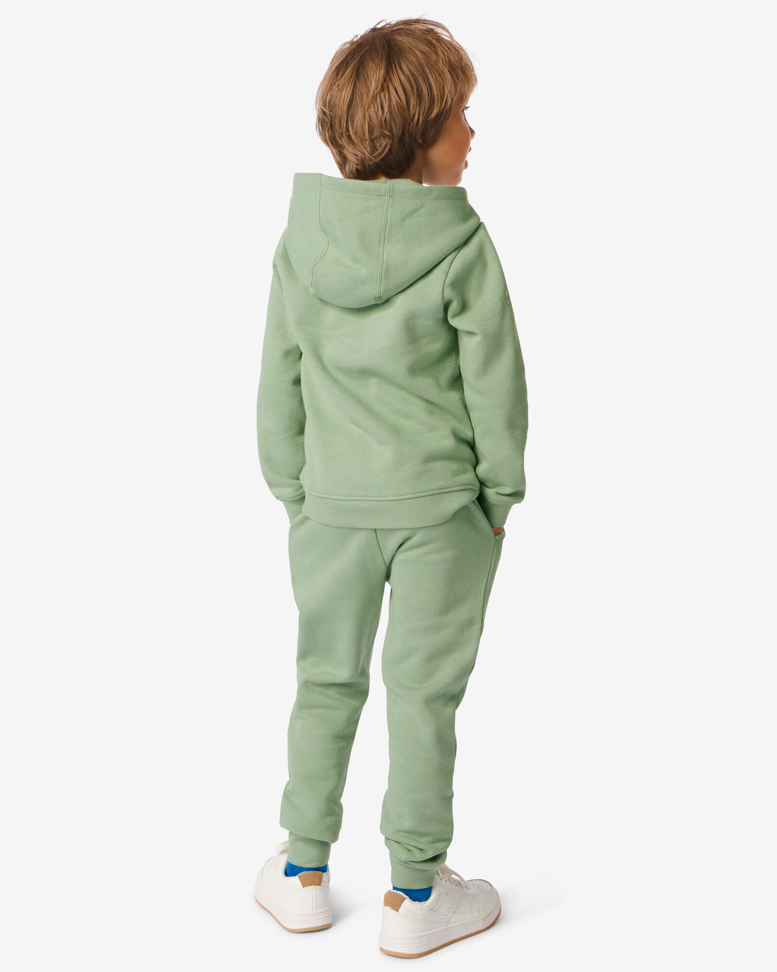 pantalon sweat enfant vert vert - 1000032264 - HEMA