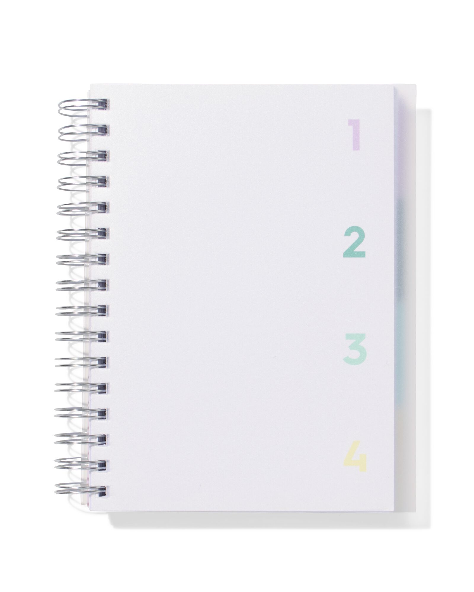 cahier &agrave; spirale 4-en-1 A5 lign&eacute; - 14100179 - HEMA