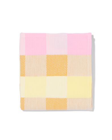 Geschirrtuch 65&nbsp;x&nbsp;65&nbsp;cm Baumwolle Cremeschnitte, Rosa - 5440015 - HEMA