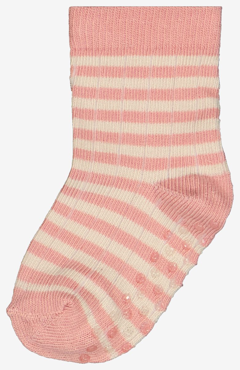 5 paires de chaussettes bébé avec bambou rose 18-24 m - 4720444 - HEMA