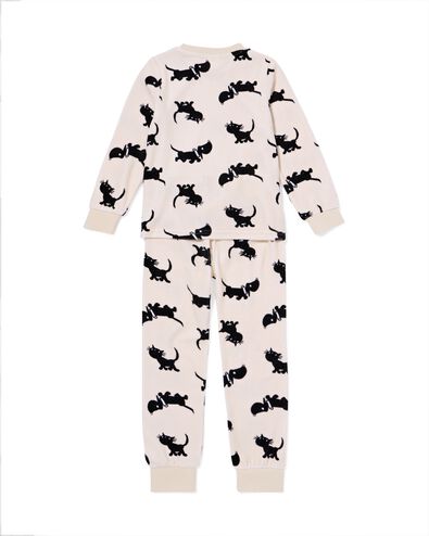 Takkie Kinderpyjama Velours eierschalenfarben eierschalenfarben - 23001250OFFWHITE - HEMA