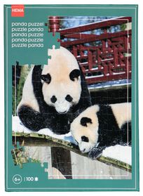 puzzle photo pandas 49x36 100 pièces - 15920500 - HEMA